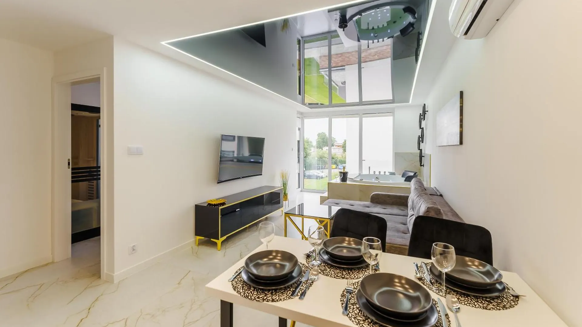 Golden Pearl Spa Prywatny Apartament Z Sauna I Jacuzzi Kołobrzeg Lägenhet